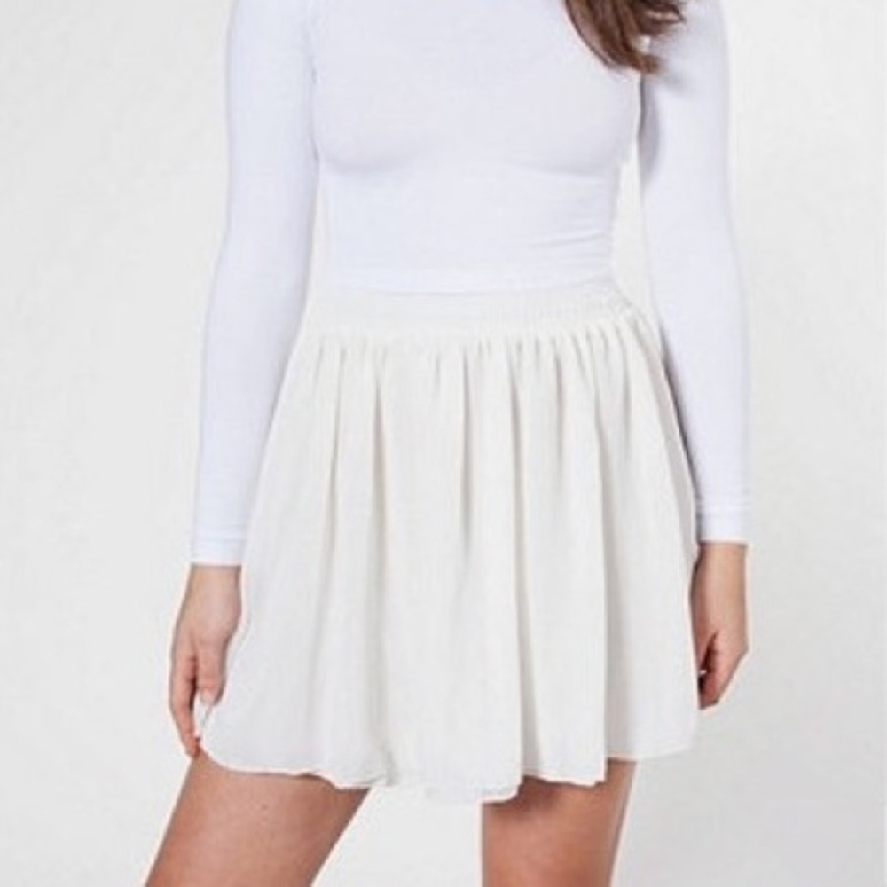 American Apparel Chiffon Skirt